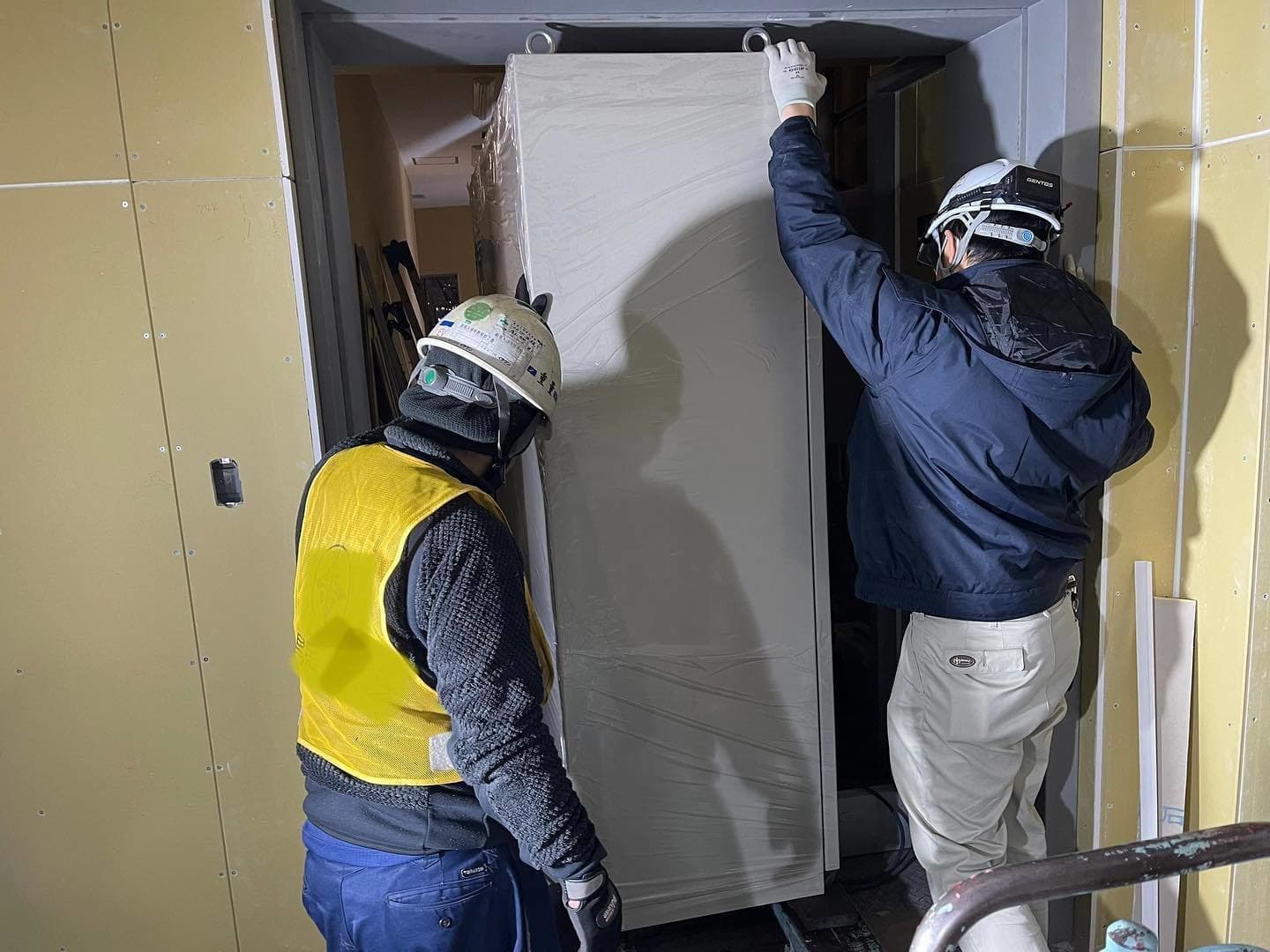 Carrying in the electrical panel